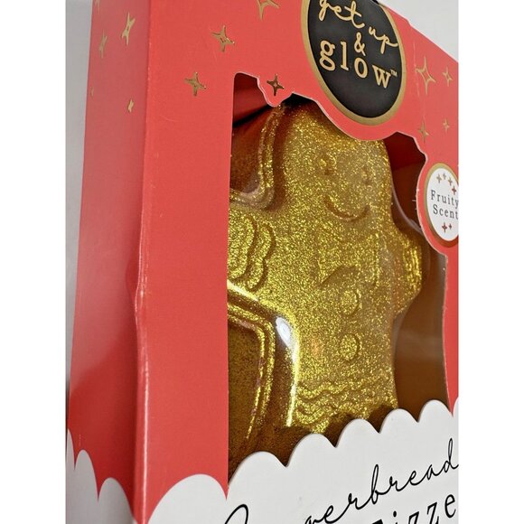 Get Up & Glow Bath Bomb Fizzer Fruity Gingerbread Vanilla Penguin Color Changing - Picture 4 of 9